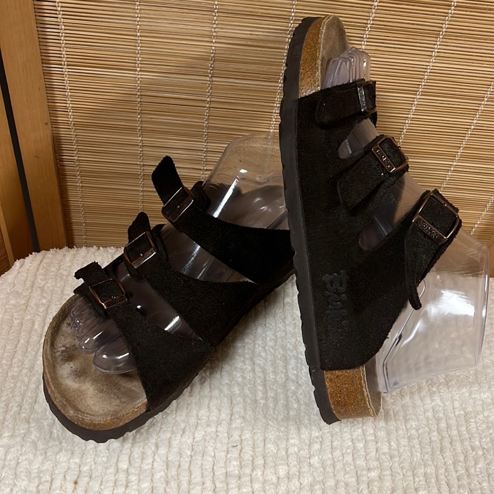 Used Brown Birki’s Sandals size 38/50 240 L7  M5